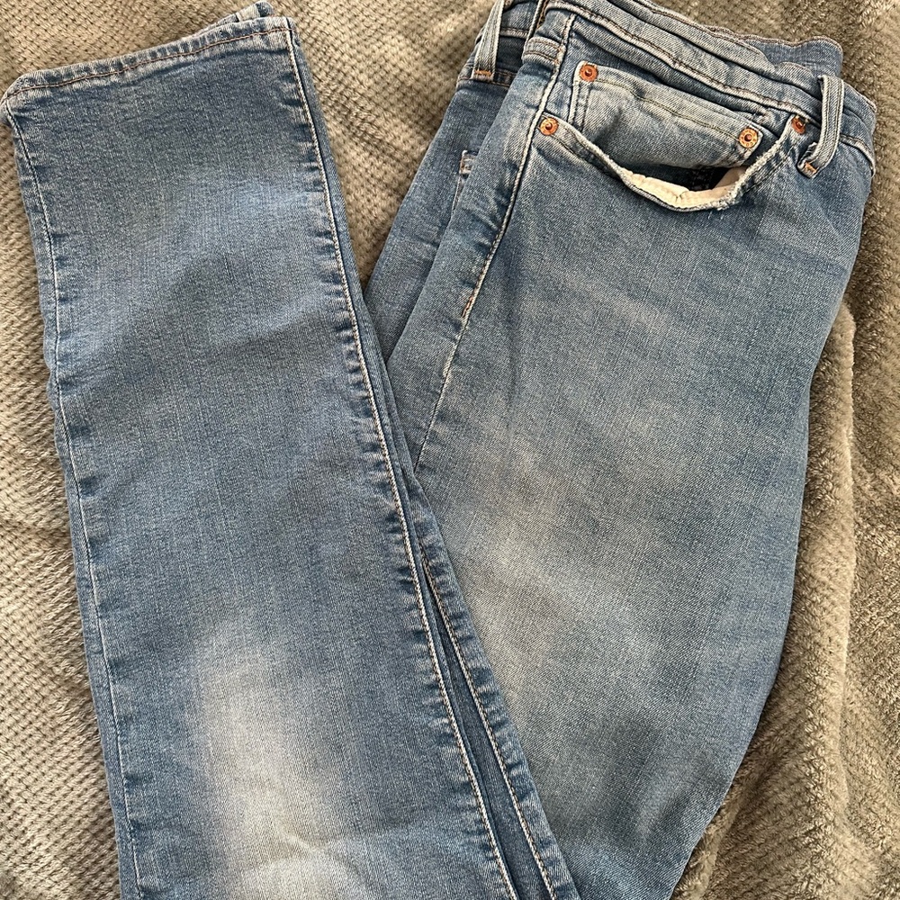Levi's Light Blue Straight Jeans
